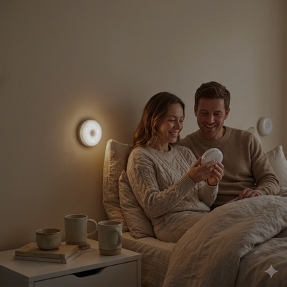 Luz nocturna LED inteligente con sensor de movimiento - Recargable por USB